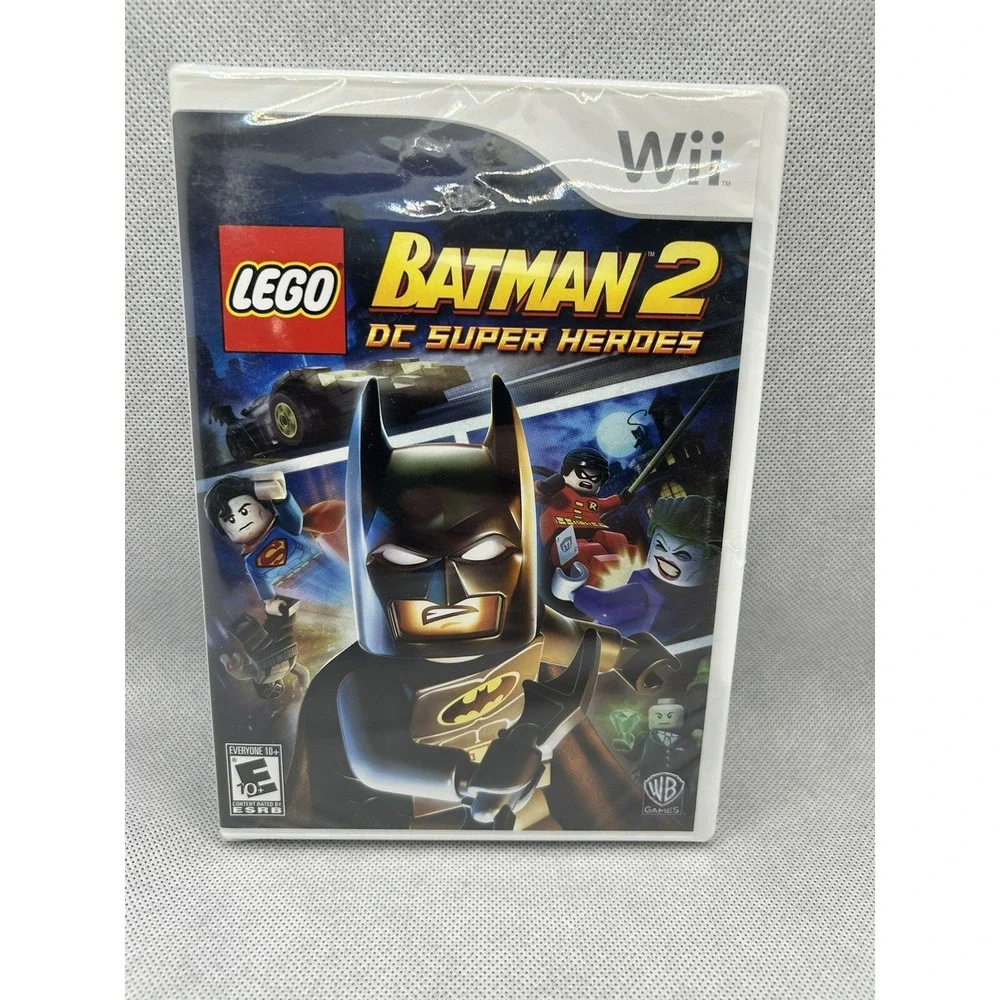 Wii Lego Batman 2 DC Super Heroes Green Lantern Emerald Knights SEALED Rate E10+